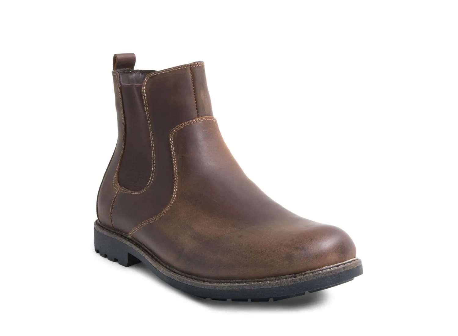 SHADE WATERPROOF BROWN LEATHER Wholesale Chelsea Boots