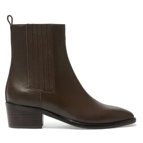 Ambrose Boot in Chocolate Glove Leather Lug Water-resistant Chelsea Boots