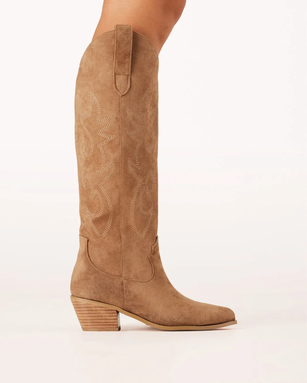 Amazon Boots URSON - DARK TAN SUEDE