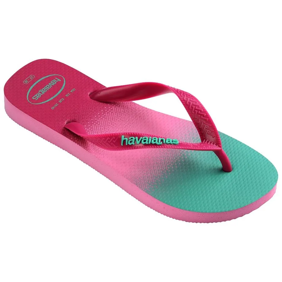 HAVAIANAS TOP FASHION - PINK LEMONADE Flip Flops With Imprints On Bottom