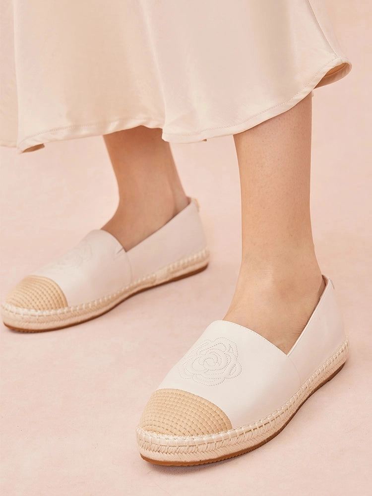 Gucci Marmont Platform Espadrilles Brea Embossed Espadrille Flats