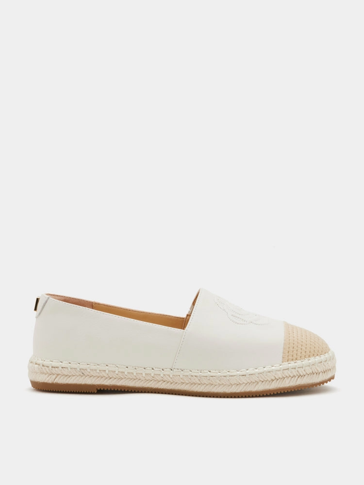 Brea Embossed Espadrille Flats Tory Burch Espadrille Sandals