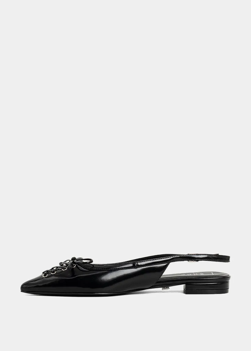 AMY Feather Flat Shoes