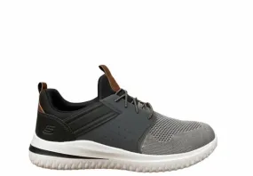 Williamson Sneakers Skechers scarpa casual da uomo Delson 3.0 Cicada 210238/GYBK gray black