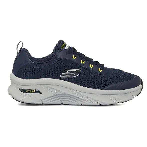 Skechers scarpa sneakers da uomo Relaxed Fit Arch Fit D'Lux Sumner 232502/NVLM blu limone Lee's Sneakers Brooklyn Ny