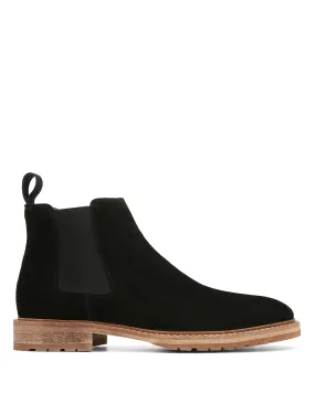 Brock Black Suede Aldo Chelsea Boots India