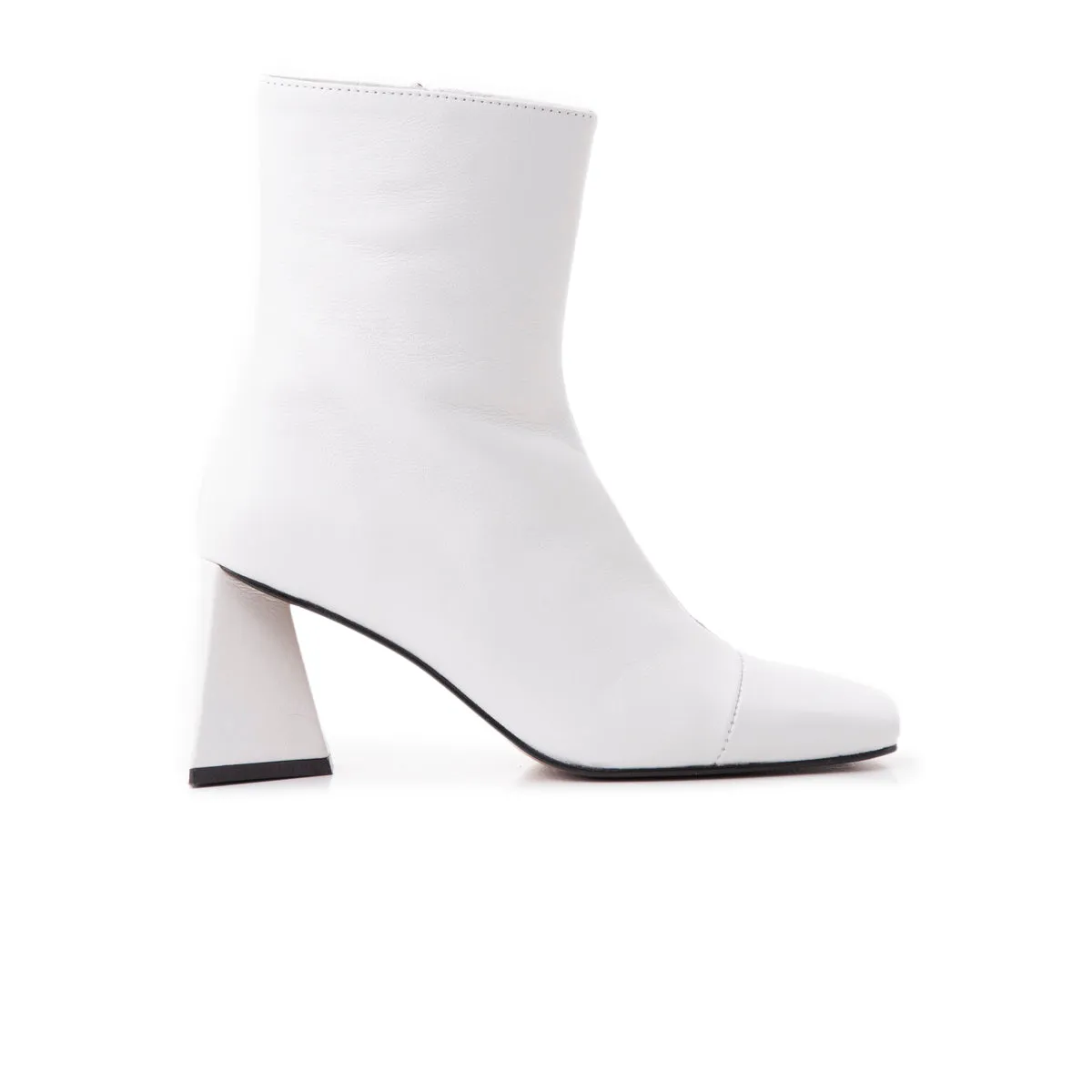 Ankle Boots With Narrow Ankle Horgen White Leather
