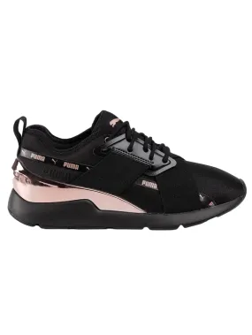 Puma scarpa sneakers da donna Muse X-2 Metallic 370838 01 nero Bottega Orbit Sneakers