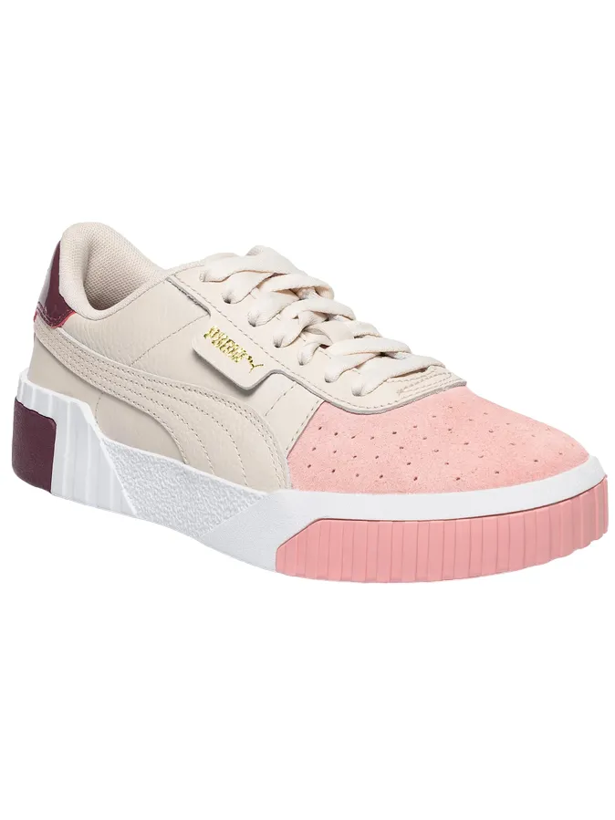 Puma scarpa sneakers da donna Cali Remix 369968 01 rosa beige Drkshdw Sneakers