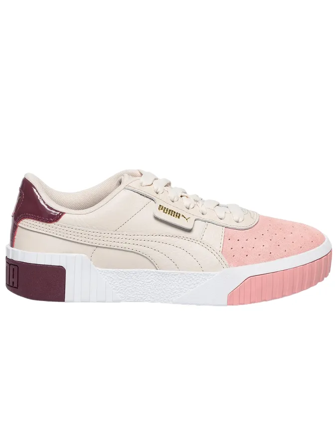 Puma scarpa sneakers da donna Cali Remix 369968 01 rosa beige Pony Sneakers