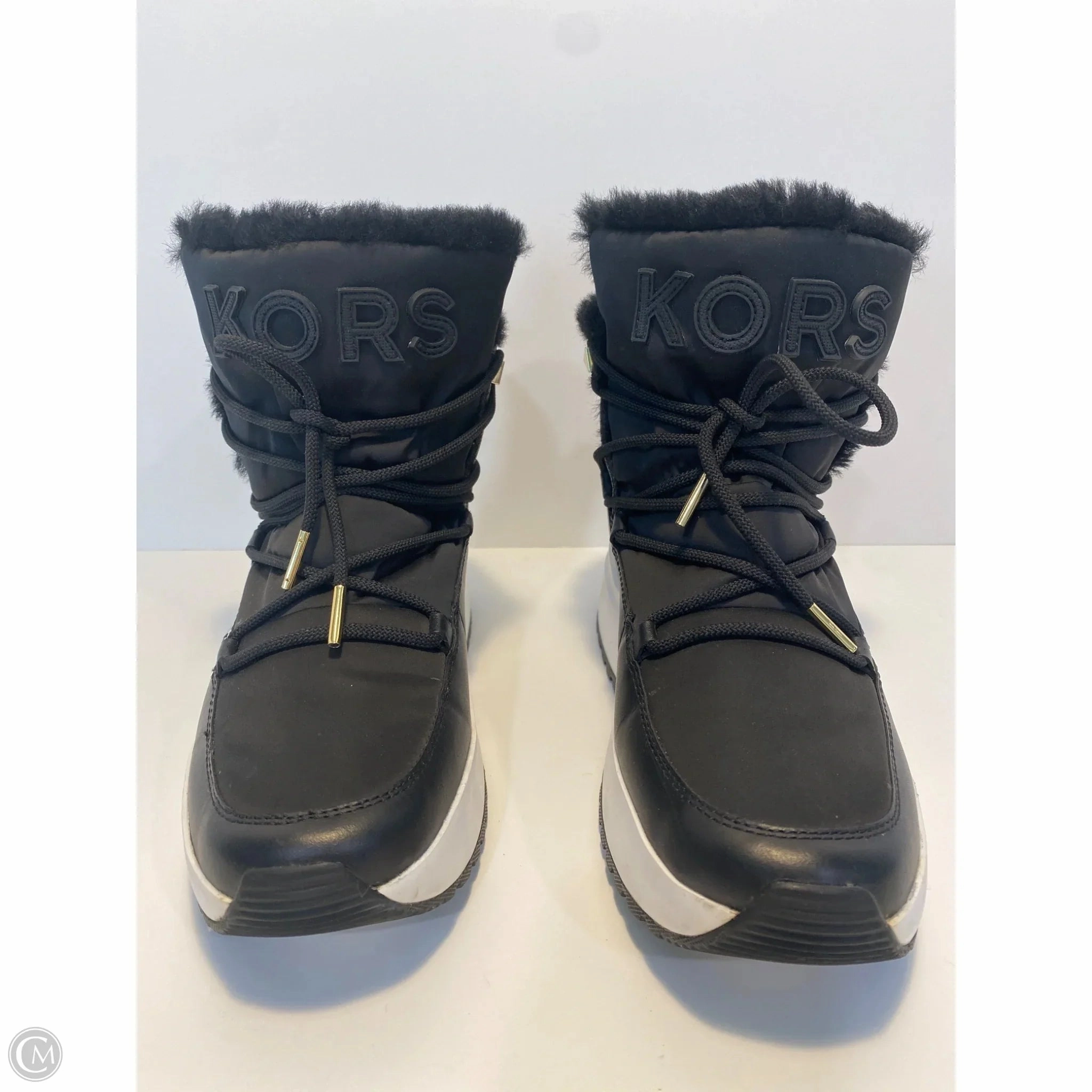 Boots Designer By Michael Kors In Black, Size: 7.5 Snow Boots Cougar