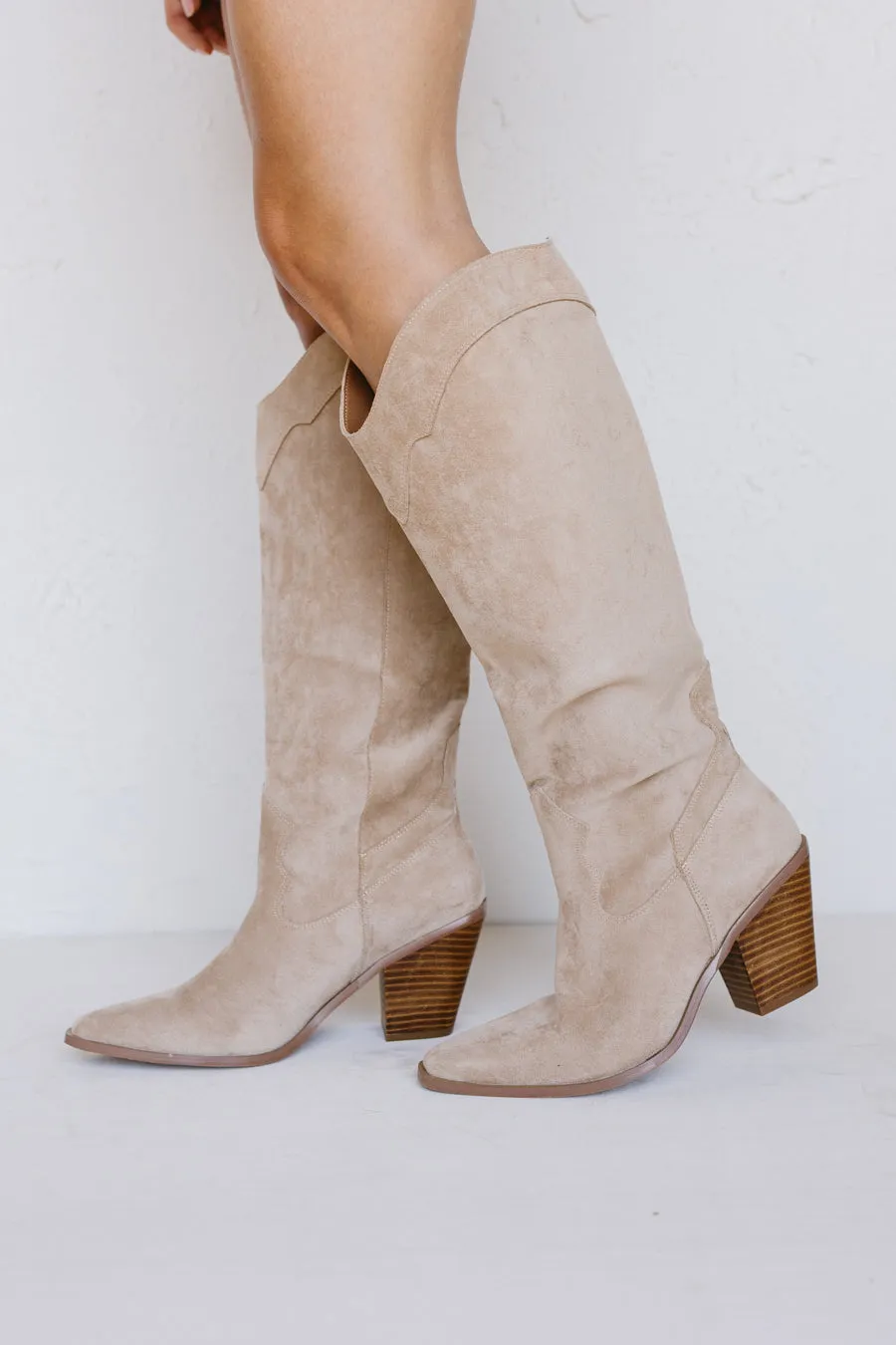 Wildcard Boots Knee High Boots Stiletto Heel