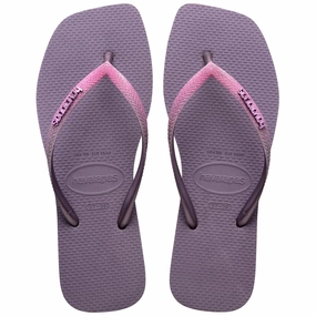 HAVAIANAS SLIM SQUARE GLITTER  - MALVE Guinness Slippers