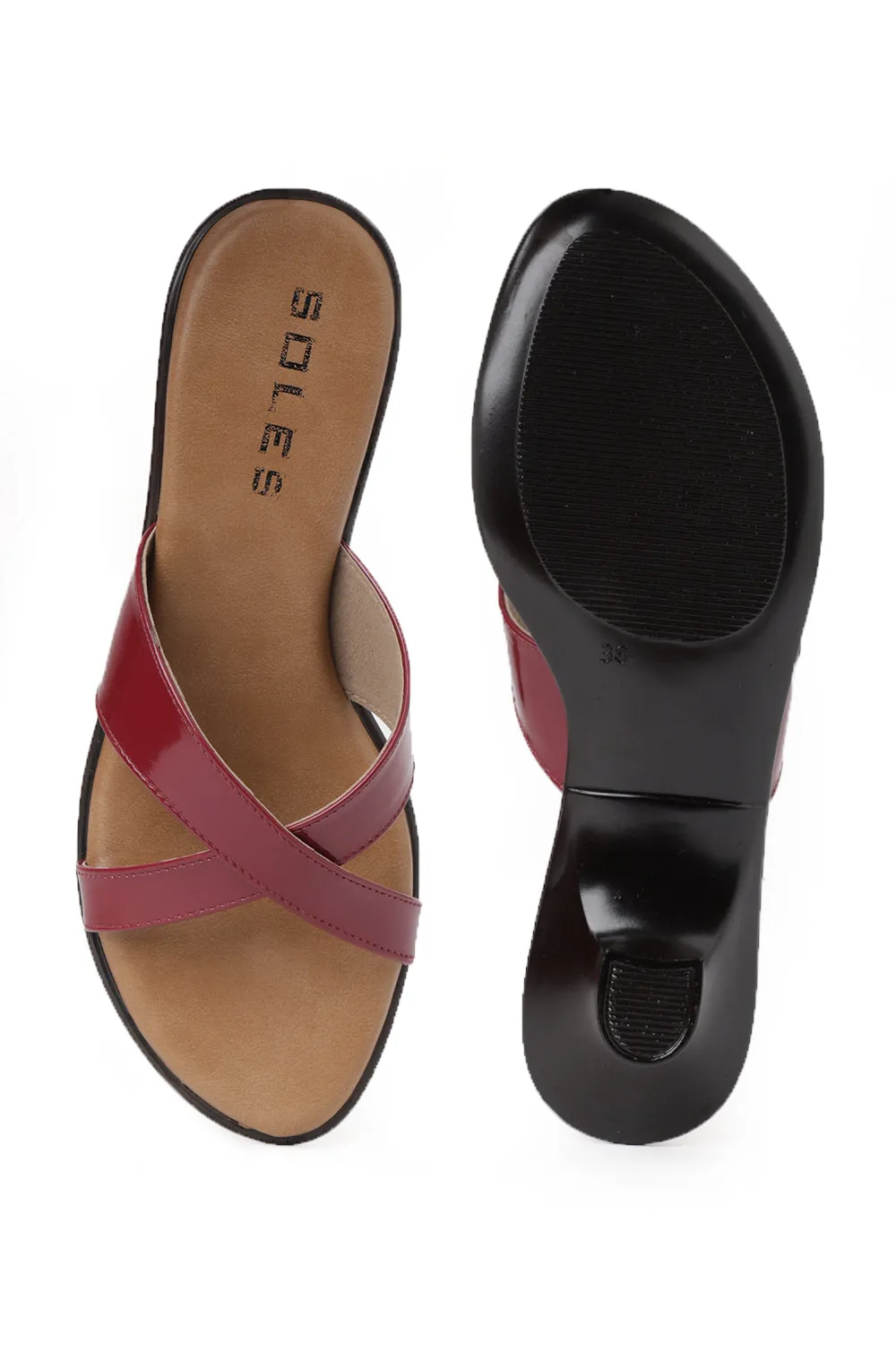 Wearing High Heels SOLES Criss Cross Kitten Heels