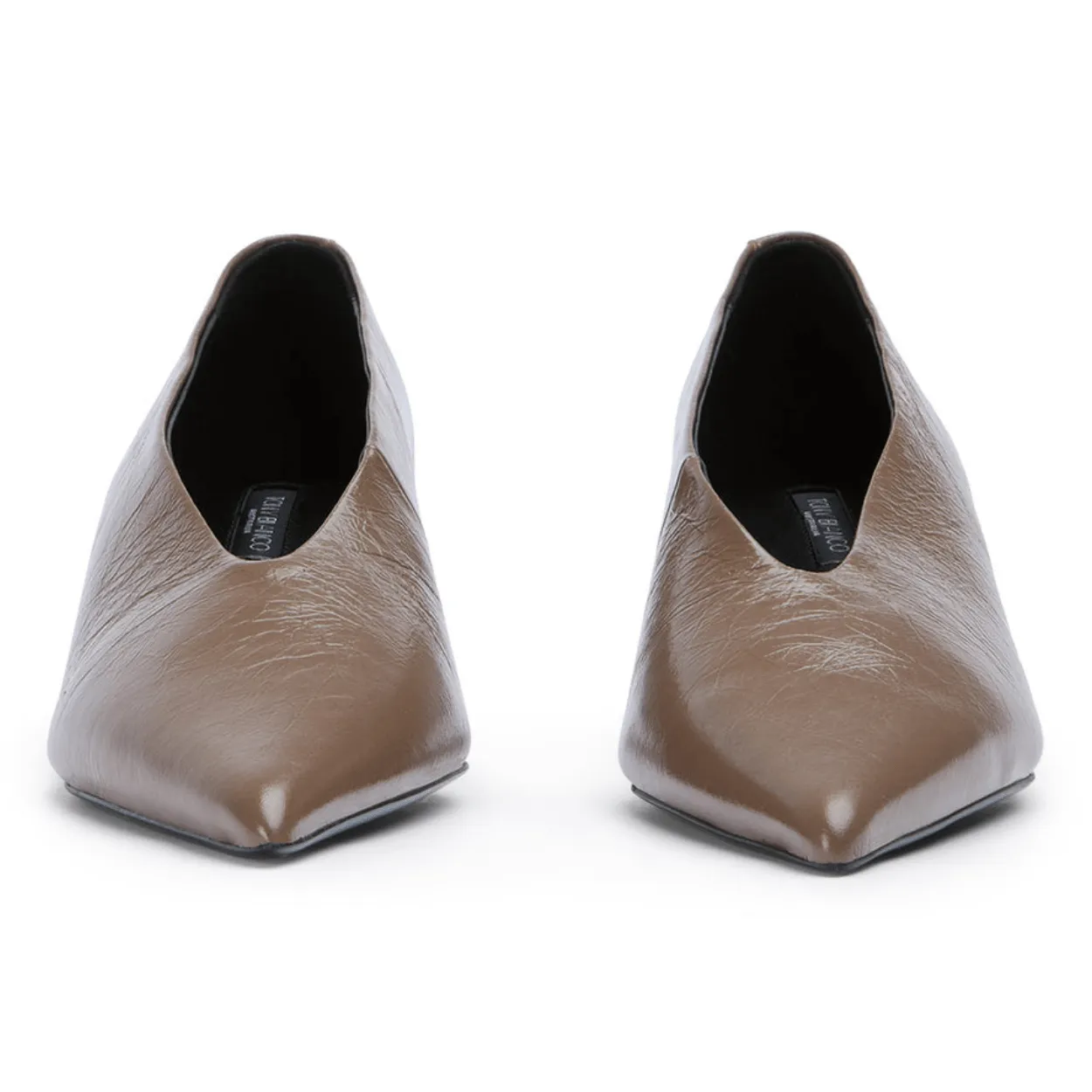 Cherry High Heel Mules Open Toe