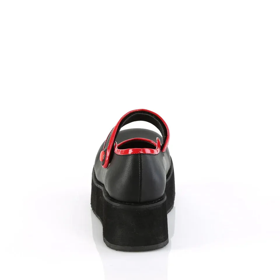 SPRITE-01 BLACK/RED Keen Lorelai Mary Jane Shoe