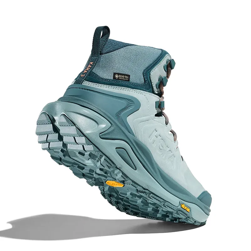 Women's Kaha 3 GORE-TEX Mountain Fog/Druzy Wildwood Mid Leather Waterproof Hiking Boot