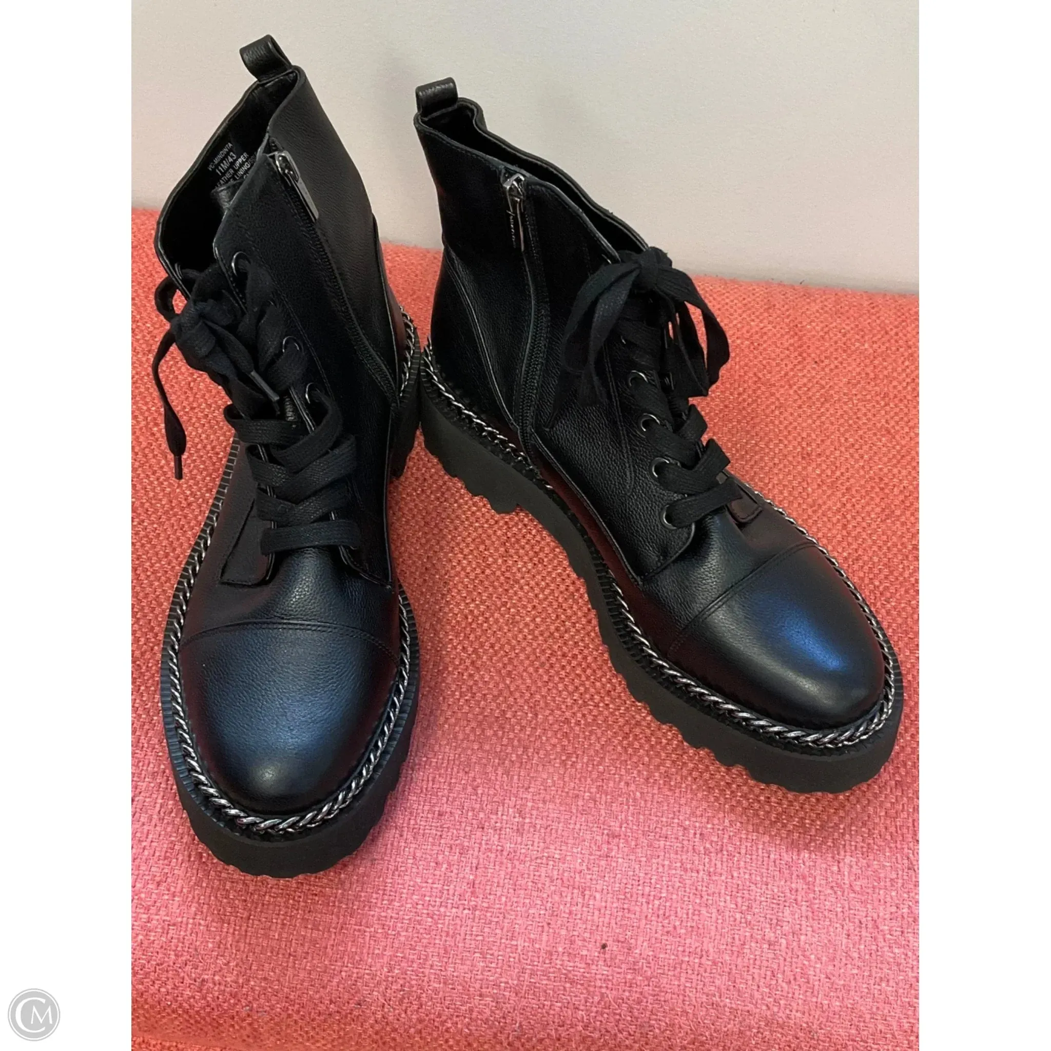 Boots Combat By Vince Camuto In Black, Size: 11 T8 Combat Boots