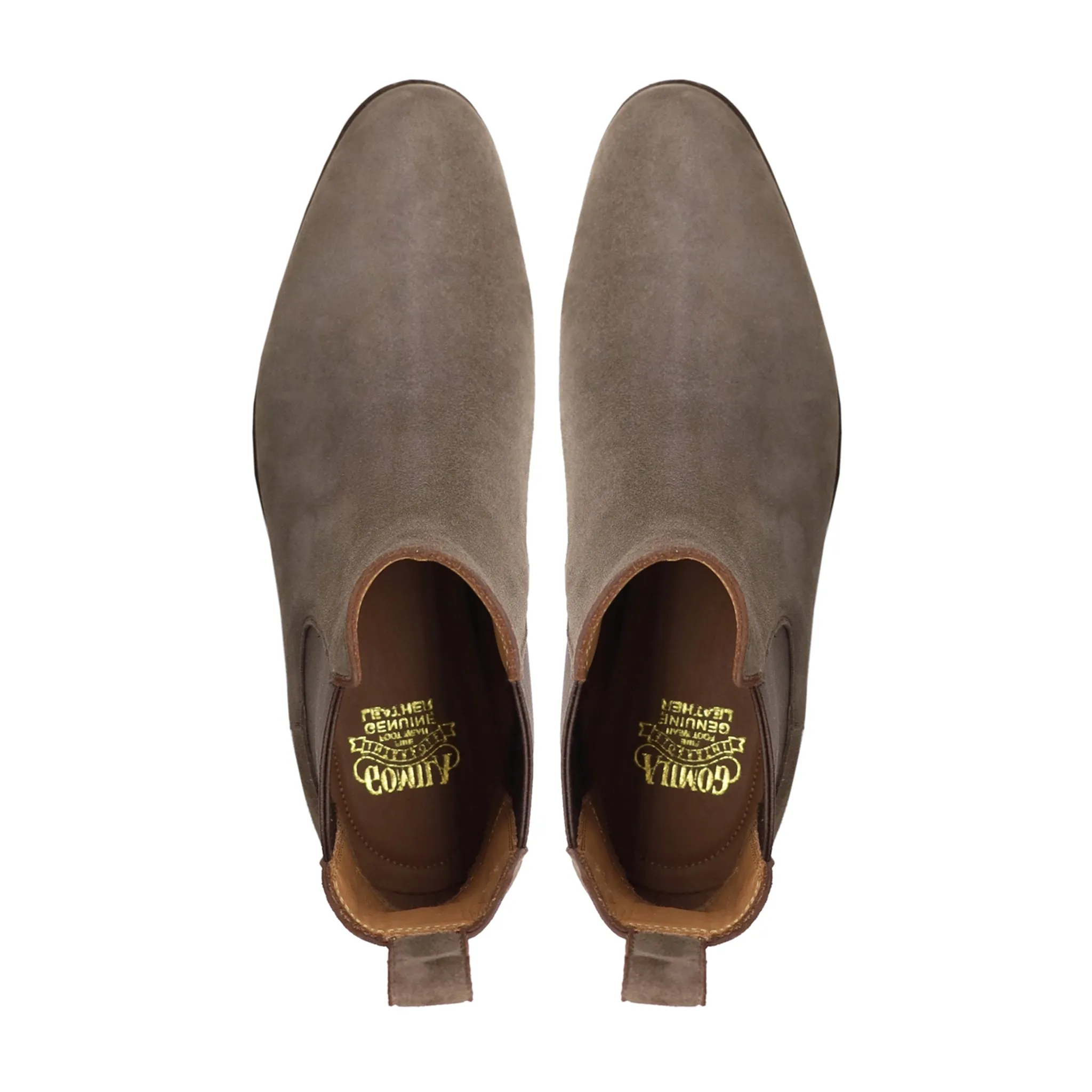 Bochum - Men's Light Brown Kid Suede Chelsea Boot Chelsea Boots Pattern