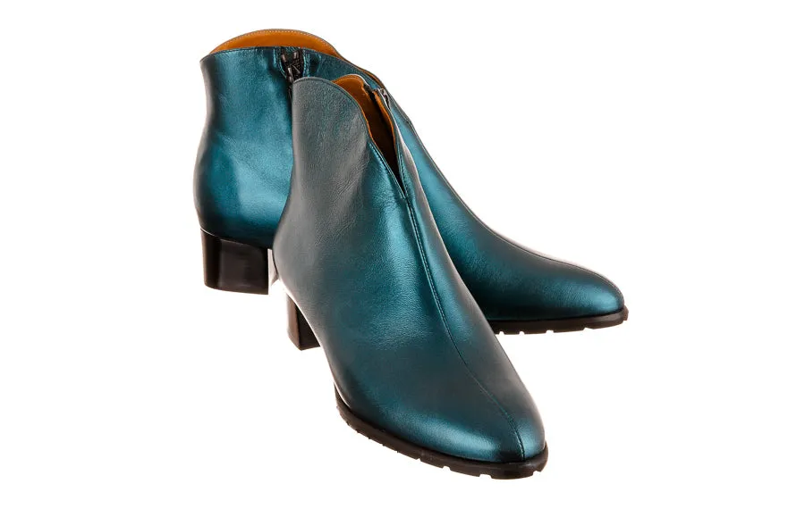 Via Knox Blue High End Ankle Boots