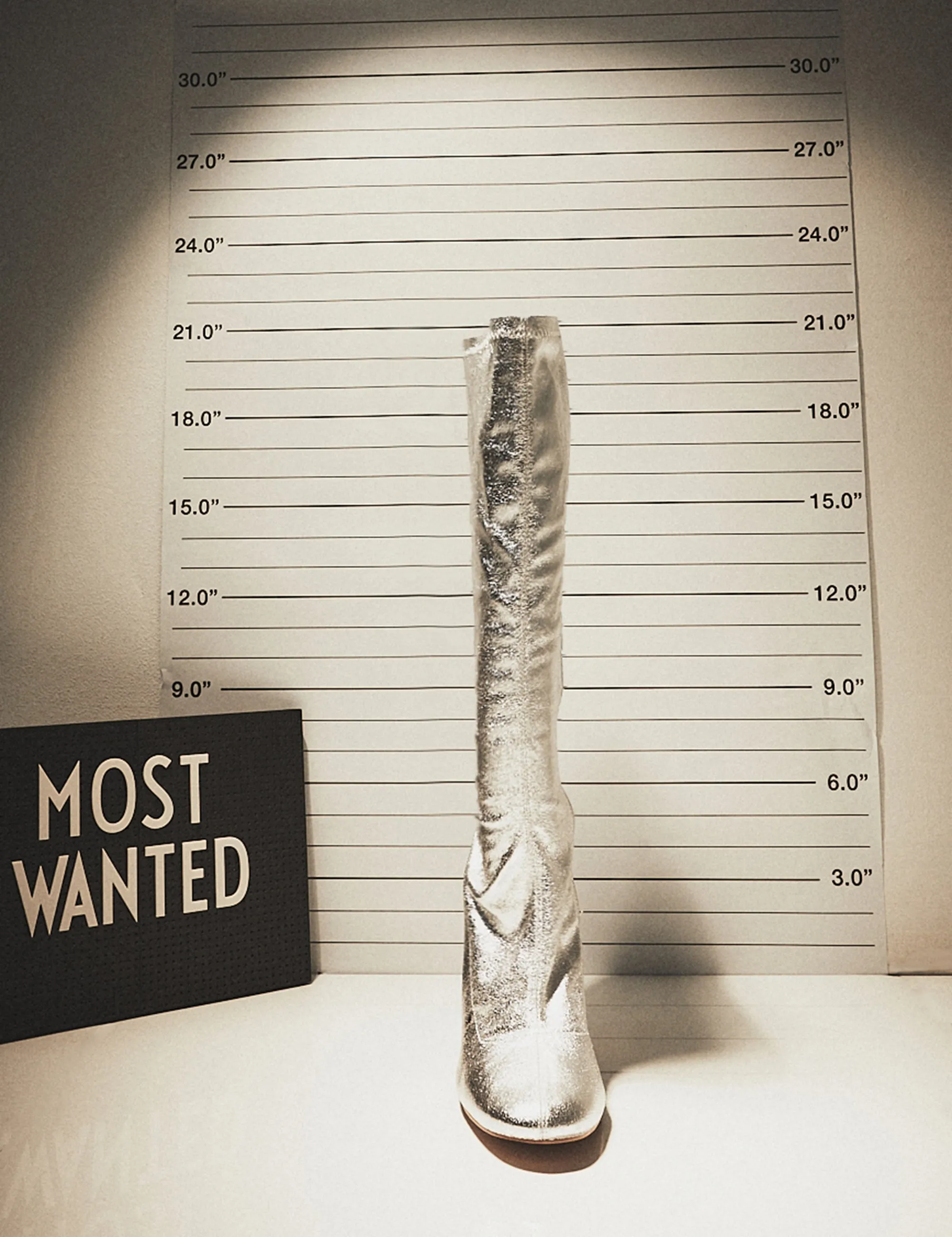 Suede Knee High Stiletto Boots Christina Silver Grain Pointed Toe Block Heel Knee High Boots