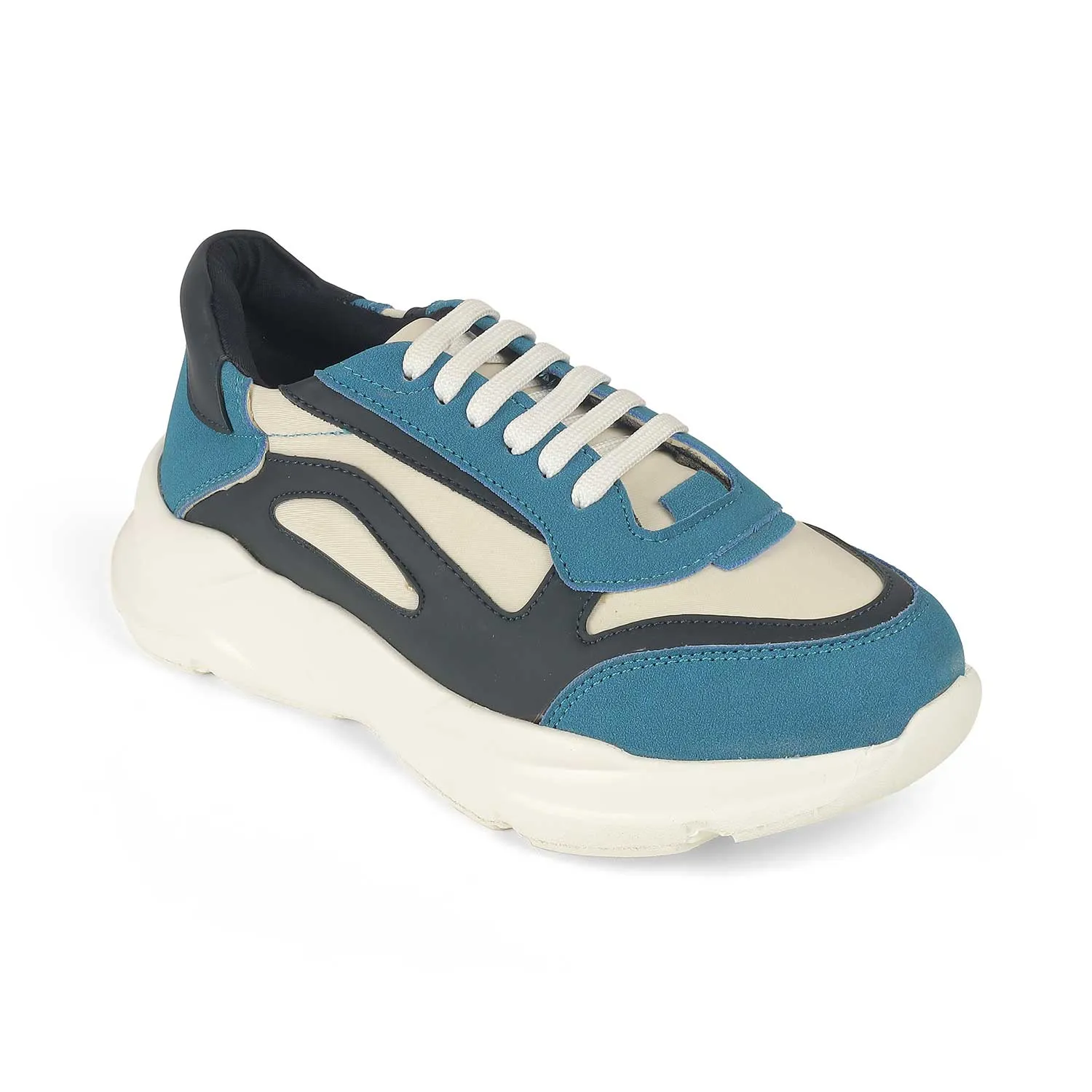 Tresmode Balenci Blue Women's Sneakers Box Toe Sneakers