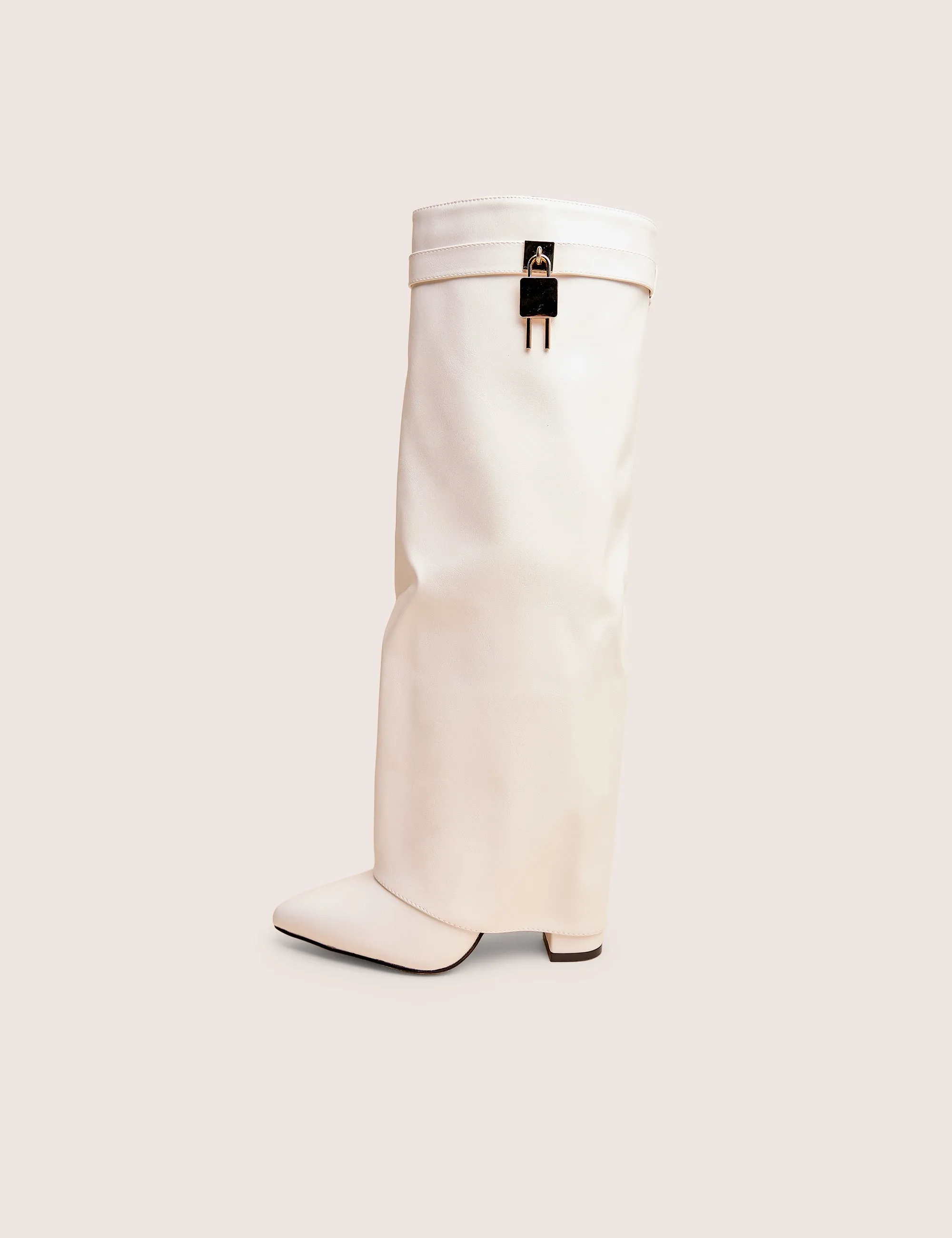 Keen Knee High Boots Reese White Fold Over Pu Knee High Boots