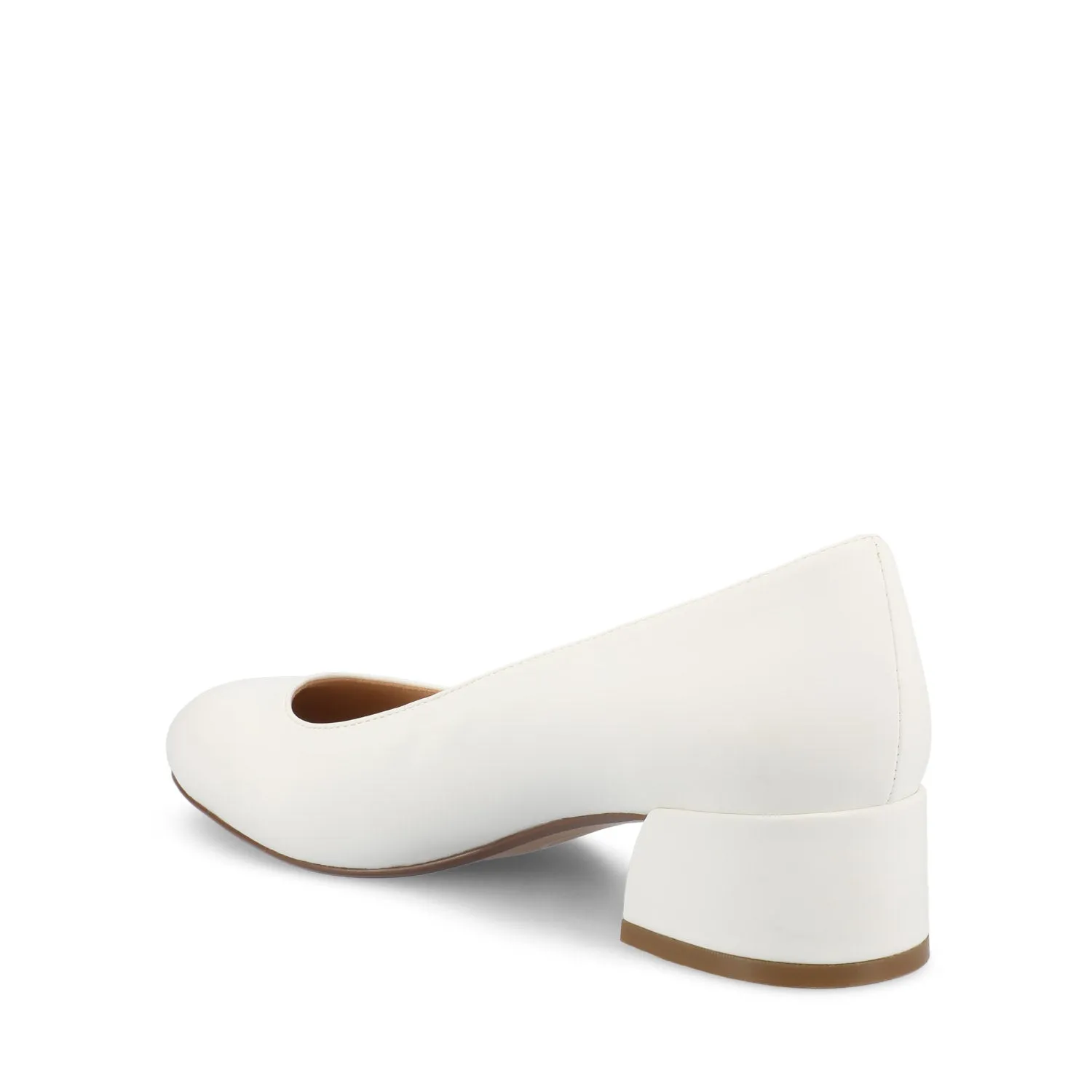 SAAR II VEGAN LEATHER PUMP HEELS IN WIDE Thin Heel Knee High Boots