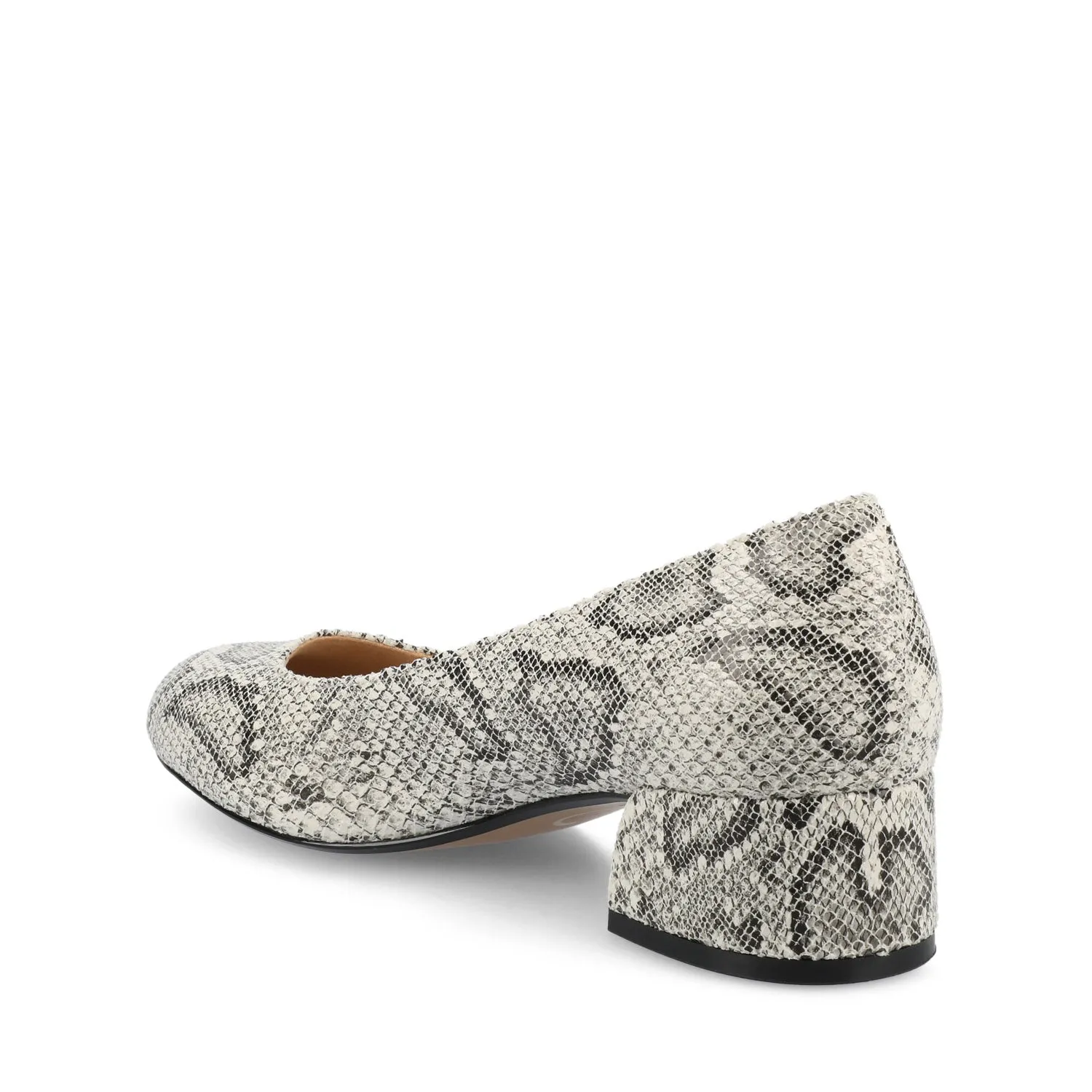 Dsw Heels SAAR II VEGAN LEATHER PUMP HEELS IN WIDE