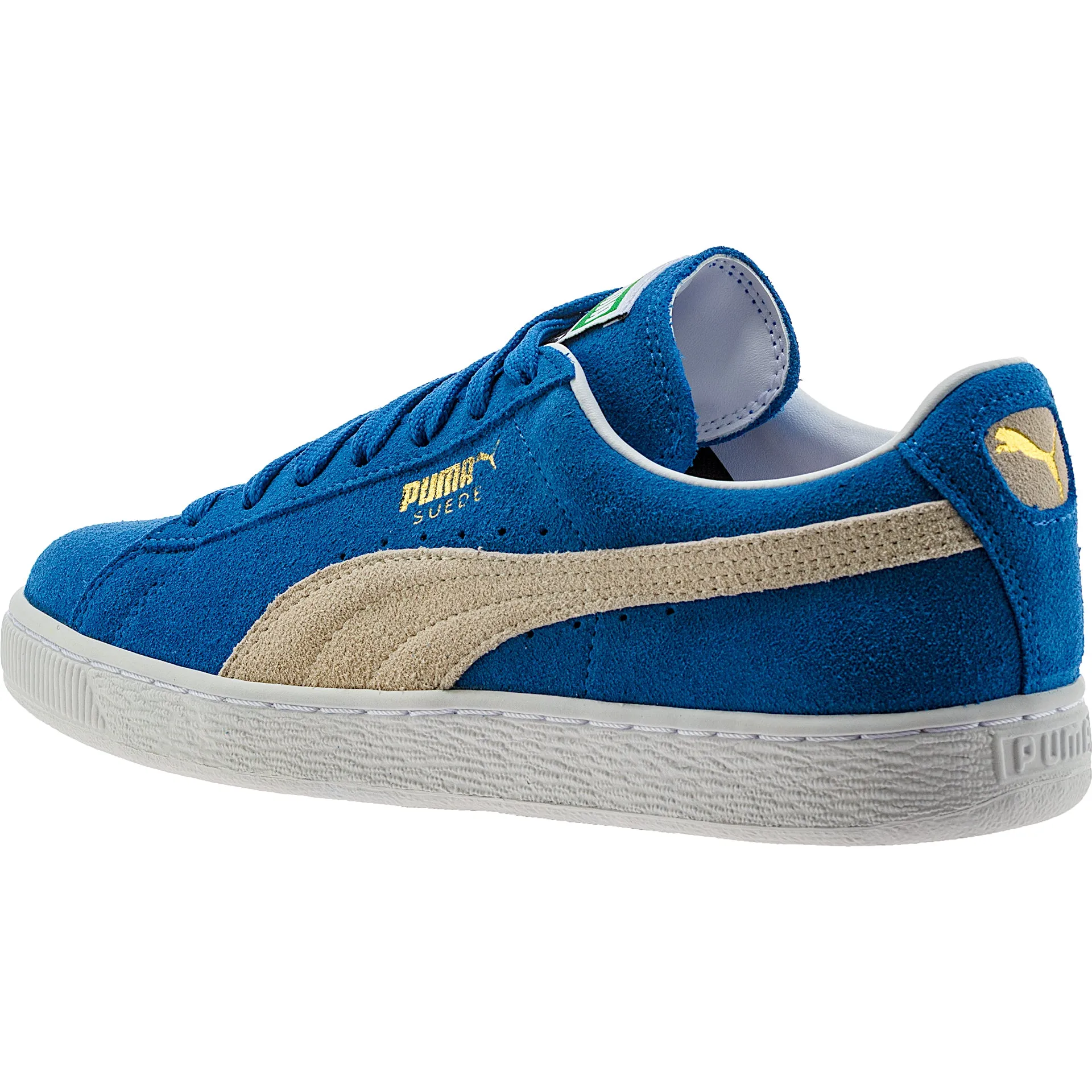 Max Impact 4 Basketball Shoes Suede Classic Mens Lifestyle Shoe - Olympian Blue/White