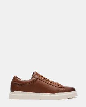 TILTON COGNAC LEATHER - SM REBOOTED Low Cut Sneakers