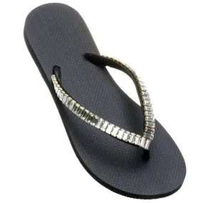 Best Flip Flops For Smelly Feet Oxnard Sandal In Black / Clear