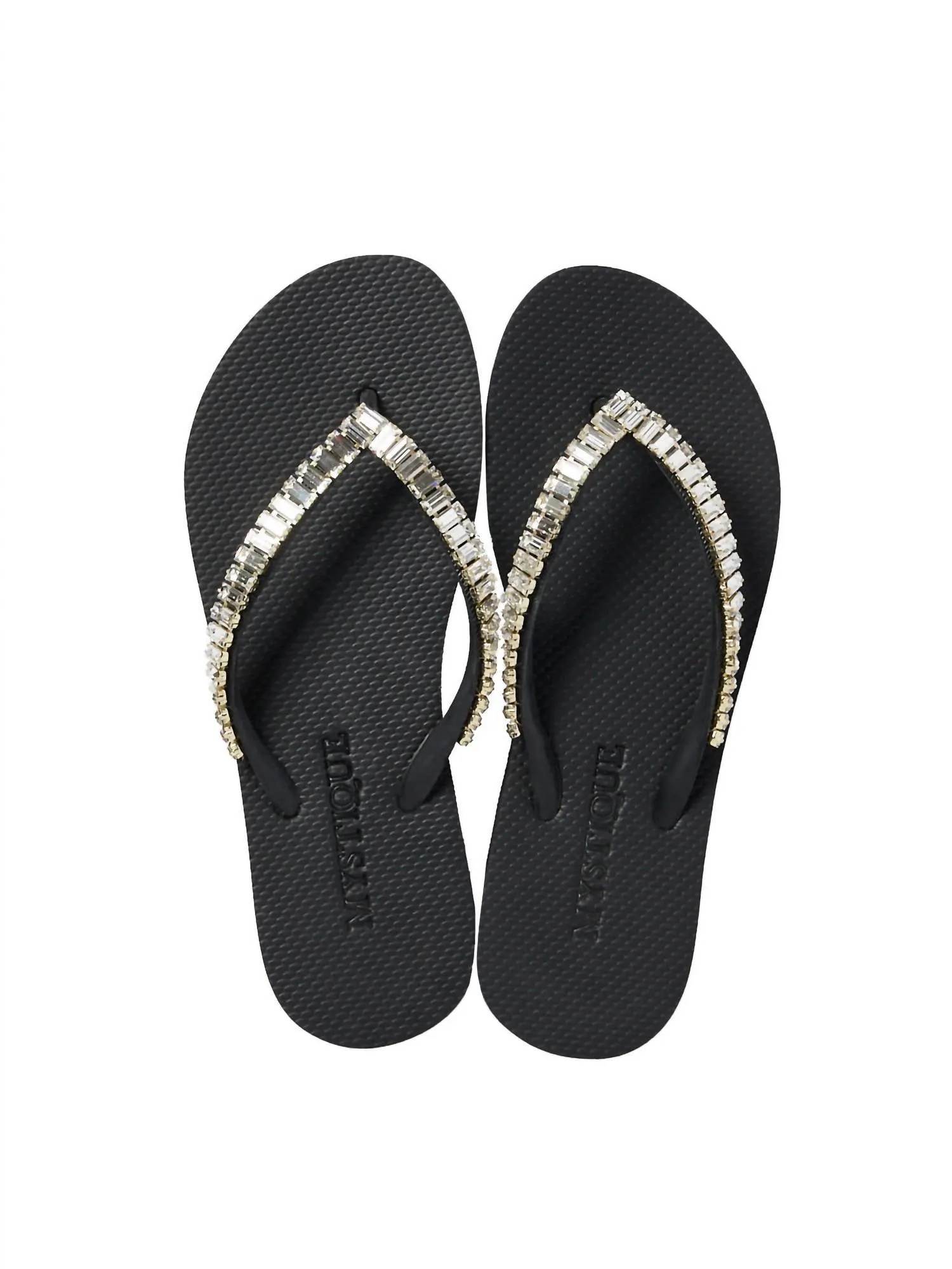 Best Cushioned Flip Flops Oxnard Sandal In Black / Clear