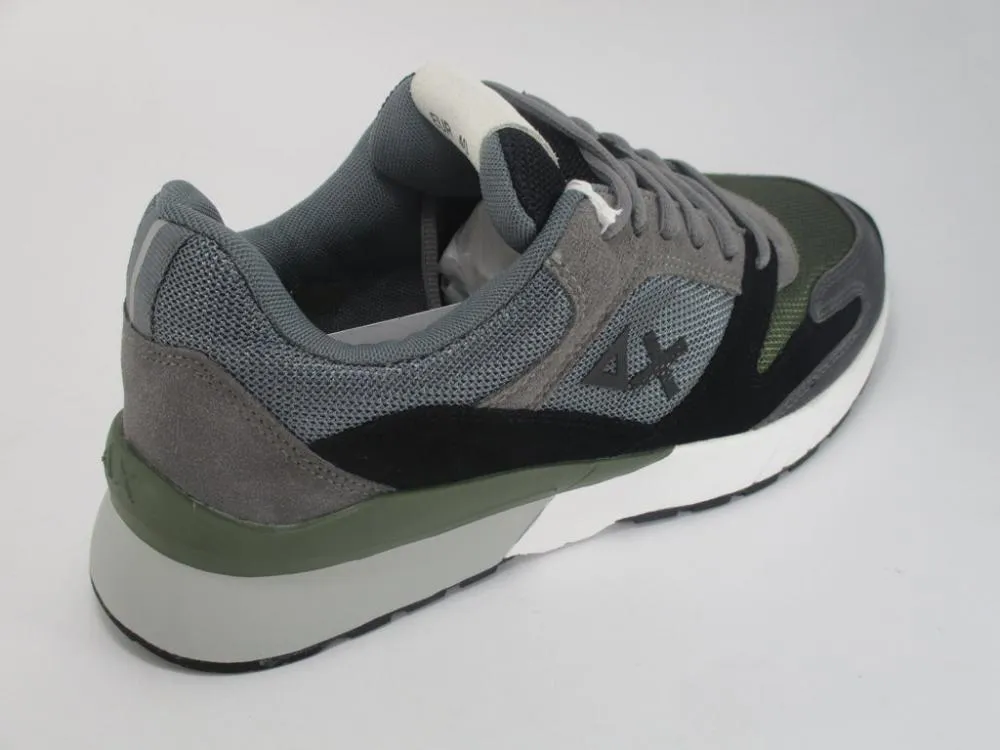 Sneakers With Separate Toes Sun 68 sneakers da uomo Yaky Suede Mesh 3 Color Z29116 4719 grigio scuro militare