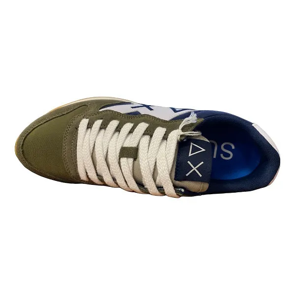 Sun68 Jaki Tricolors scarpa da uomo Z32111 1907 militare-navy blue Basket Ball Sneakers