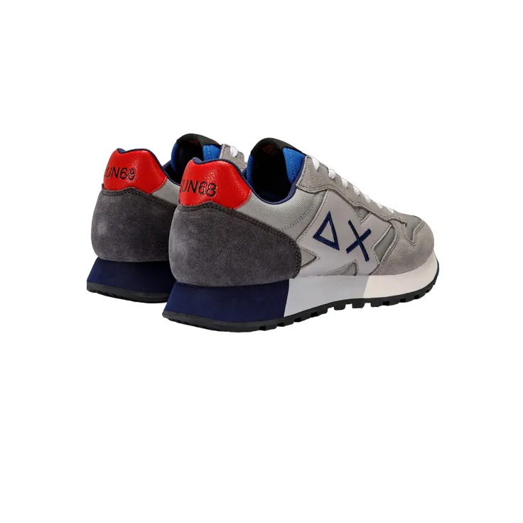 Sun68 scarpa sneakers da uomo Jaki Basic Z43113 34 grigio medio Old Money Sneakers