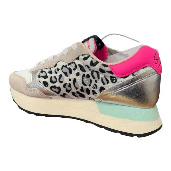 Sun68 sneakers da donna Kelly Animal Body Z32217 01 bianco Sp Sneakers