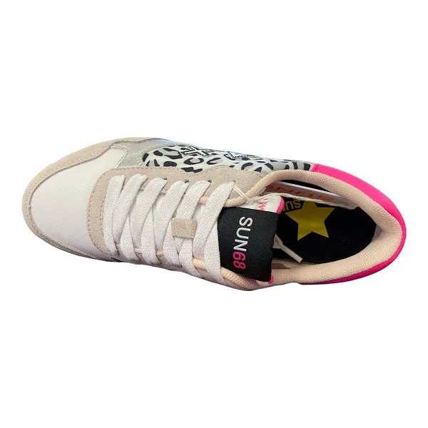 Skateboard Sneakers Sun68 sneakers da donna Kelly Animal Body Z32217 01 bianco