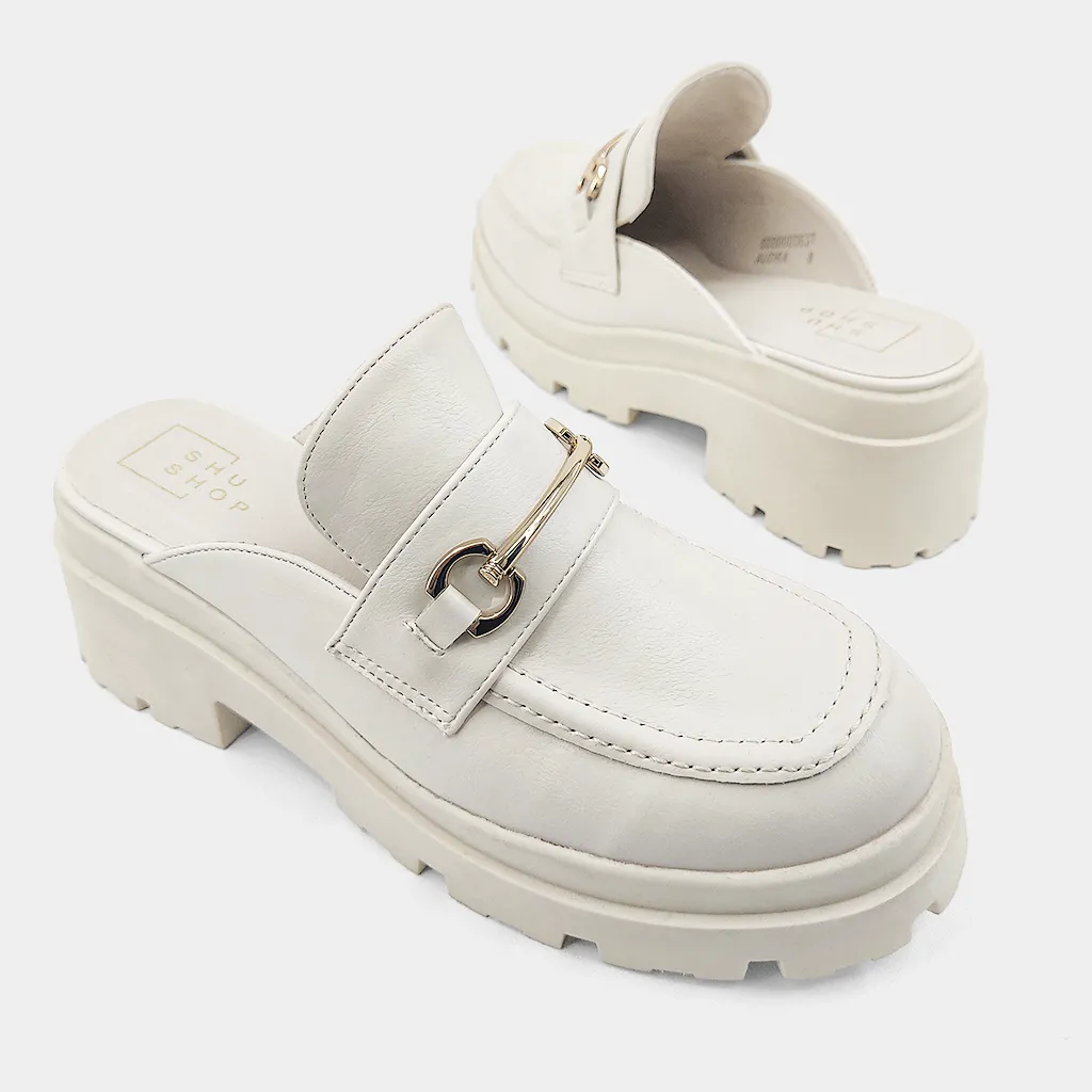 Metallic Flats Shoes AUDRA