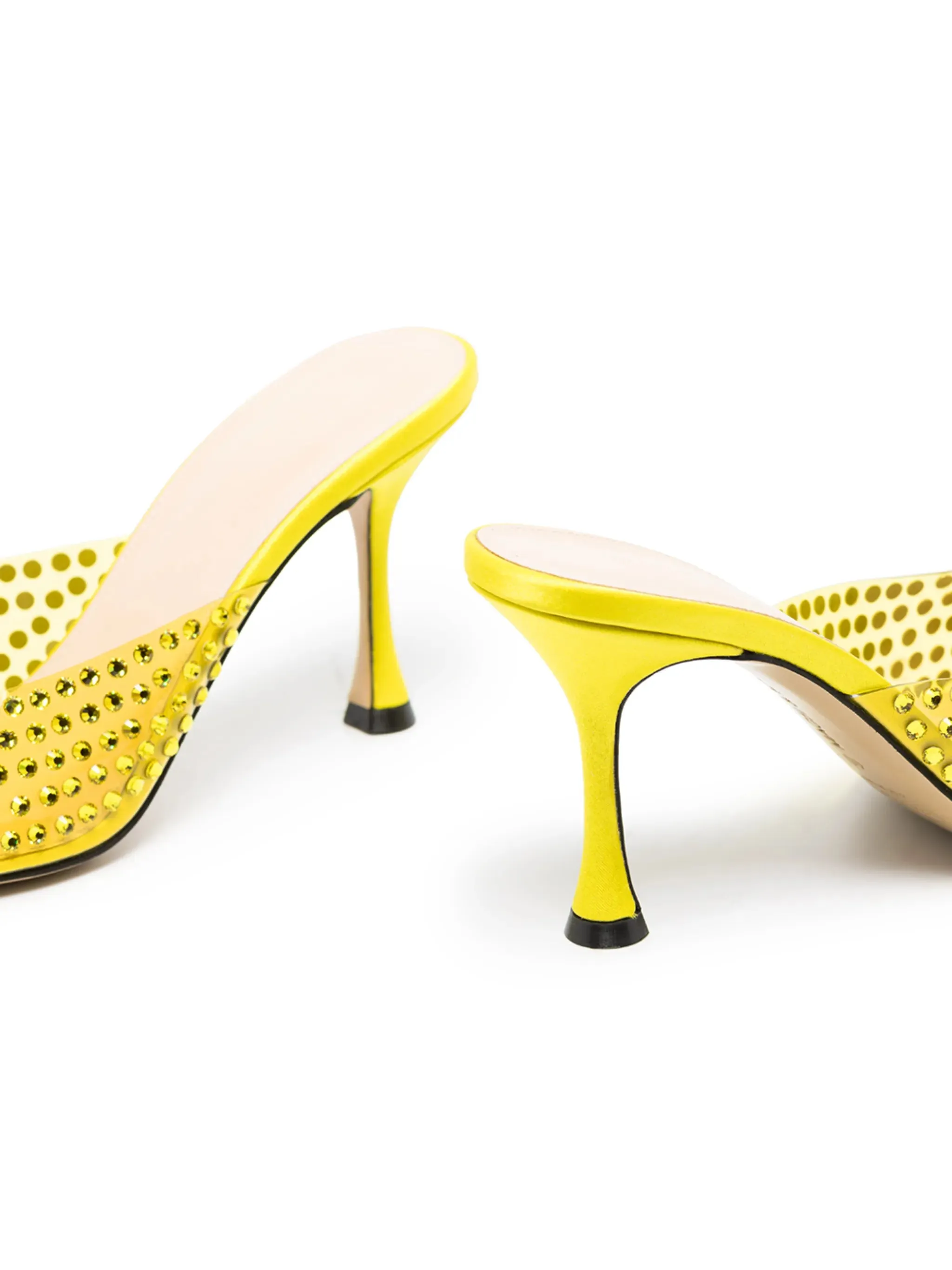 Bella 85mm crystal-embellished mules High Heel Mules