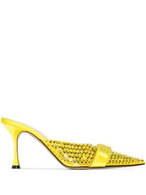 Shoes Summer Mule Bella 85mm crystal-embellished mules