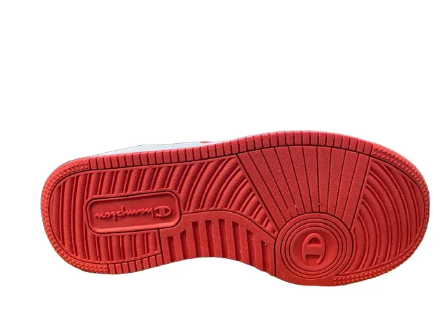 Champion Scarpa alta da bambino con laccio e strappo Rebound 2.0 Mid S32413 KK003 black-navy-red Waterproof Steel Toe Sneakers