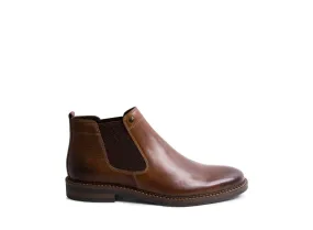 ASHTONN TAN LEATHER Best Flat Chelsea Boots