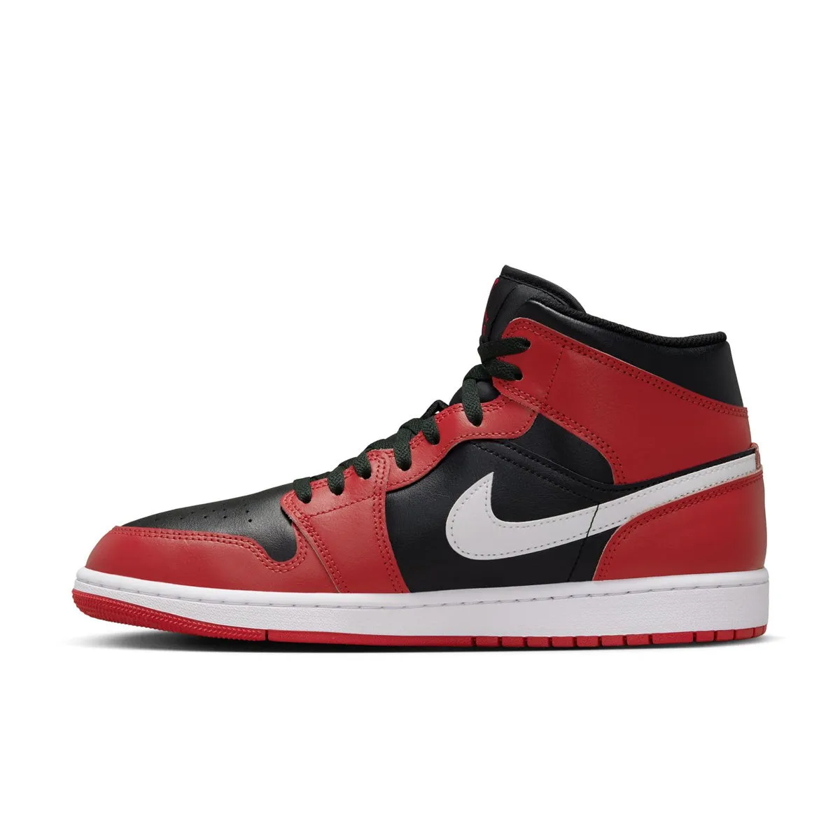 Adults' Precision Iv Basketball Shoes Air Jordan 1 Mid 'Gym Red Black Toe'