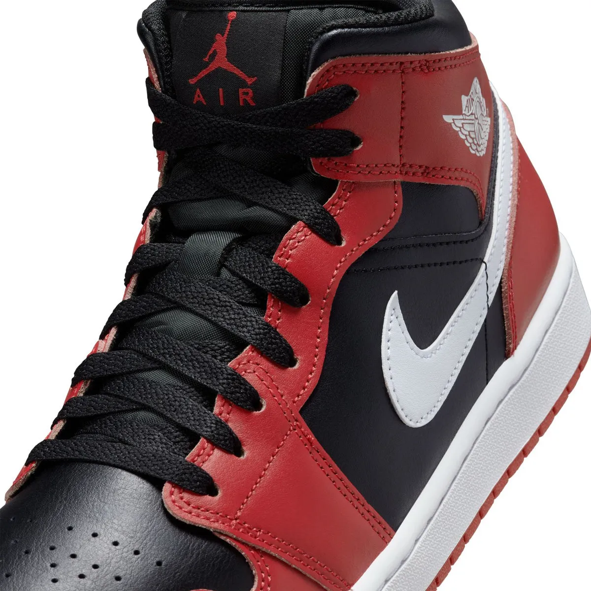 Chris Brickley Basketball Shoes Air Jordan 1 Mid 'Gym Red Black Toe'