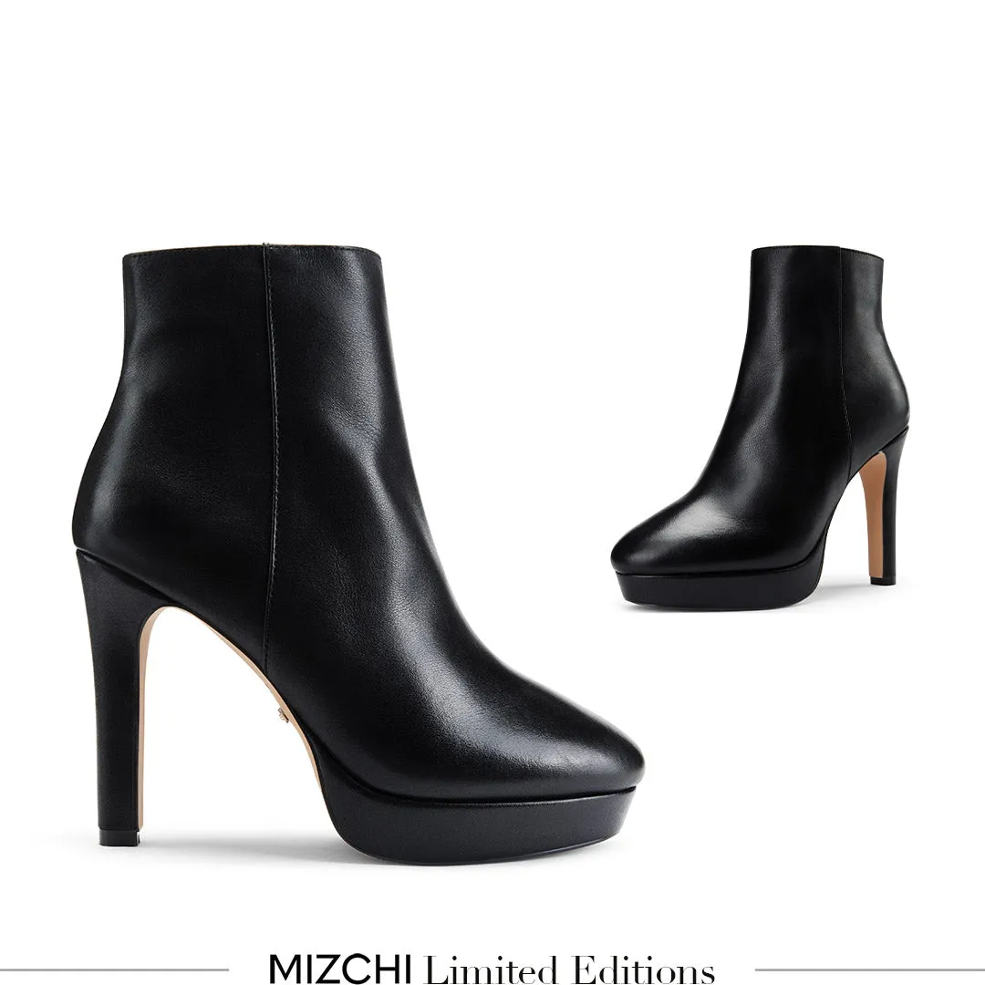 Target Ankle Boots *CLAIRE - leather platform ankle boots