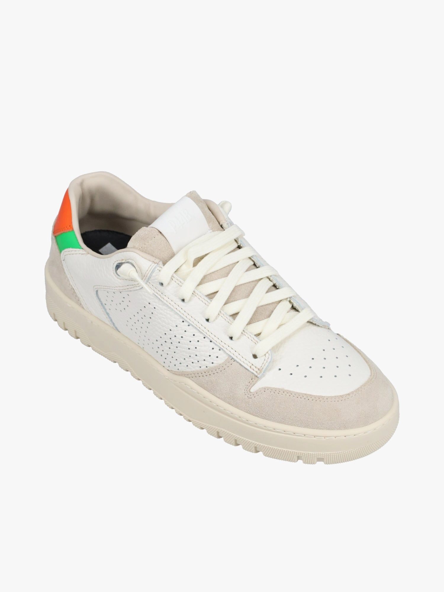 Running Shoes For Overpronation Flat Feet Mason M White Beige leather