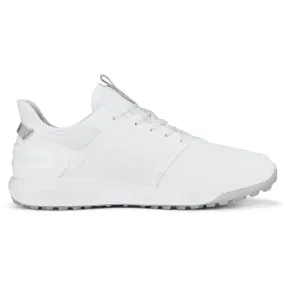 Size 13 Golf PUMA Ignite Elevate SS Spikeless Golf Shoes White/Silver - SS24 Men