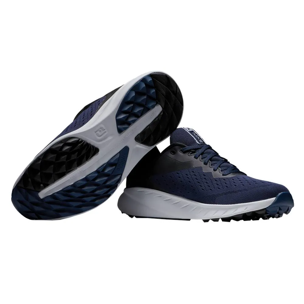 FootJoy Flex XP Spikeless Golf Shoes Previous Season Style Navy/Blue/White - 23 Men For Golf S2g Spikeless Golf