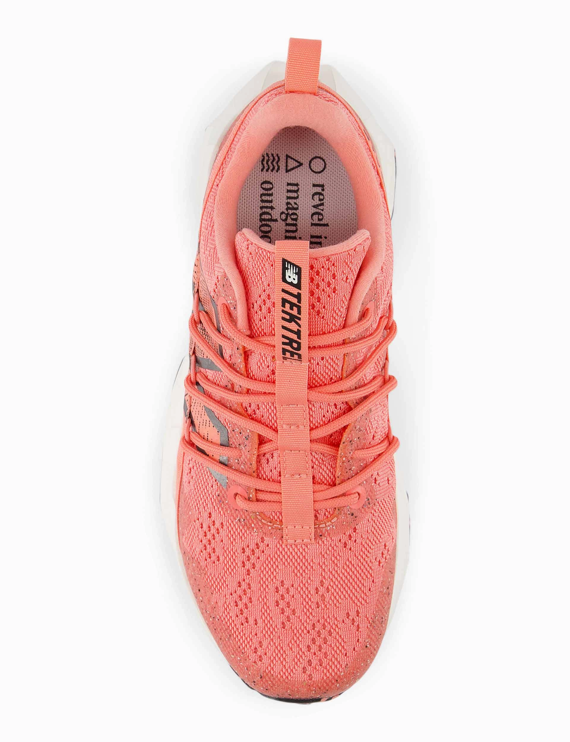 Tektrel Shoes - Sunfare Red New Balance Black White Grey